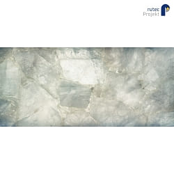 Design-Vorsatz fr LED Flchenplatinen VARDAflex WALLPAPER, 48 x 22 x 2cm, Naturstein, Quarz, wei