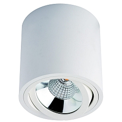LED Aufbaustrahler MELIMAR COB 36, 6W, 3000K, IP20, 230V, CRI80, schwenkbar, rund, wei