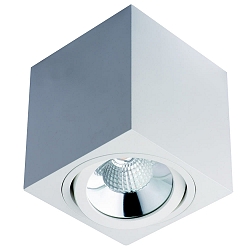 LED Aufbaustrahler MELIMAR COB 36, 6W, 3000K, IP20, 230V, CRI80, schwenkbar, eckig, wei