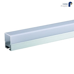 Abdeckung fr Unterputz-Profil UP20/11, Polycarbonat (PC), 200cm / 2.7cm, eckig, matt