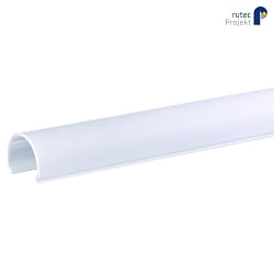 Abdeckung fr Unterputz-Profil UP20/11, Polycarbonat (PC), 200cm / 2.7cm, gewlbt, opal