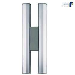 LED Wandleuchte RINDA, IP20, 2-fach, 50.4cm, 230V, 26W 3000K 1380lm 2x270, CRI80, Aluminium, ohne Sensor