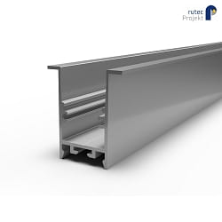collar profile TKP25/42 / 2M set back, low, anodised aluminium