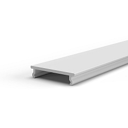 Accessoire Couverture du profil TKP25/42 OPAL 2M plat, blanc opale 200cm