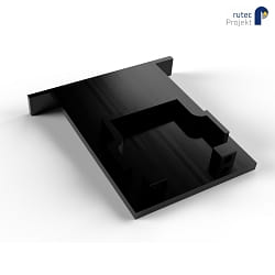 Endkappe TKP35/51, schwarz