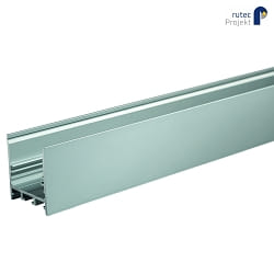 Profil en U TUP35/35 version pour montage en surface, aluminium anodis