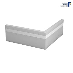 Connettore d'angolo SOCKET PROFILE PFG400 Angolo esterno, argento