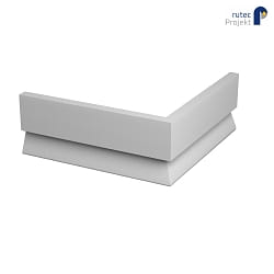 Connettore d'angolo SOCKET PROFILE PFG401 Angolo esterno, argento