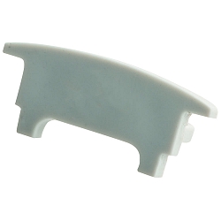 Embout COLLAR PROFILE FLAT plat, ferm, gris