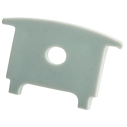 Embout COLLAR PROFILE HIGH haut, avec trou pour cble, gris