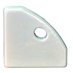 Embout PFH455 avec possibilit d'alimentation, avec trou pour cble, gris