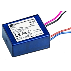 LED driver 350MA / 9.1W-14.7W / ACTIVE PFC current constant, switchable, white
