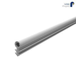 Zubehr fr Aluminium-Sockelleiste - Gummischlauch-Dichtung fr Boden- und Wand-bergang, 4x9mm, 1 Meter, wei
