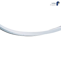 fully siliconised LED strip VARDAFLEX PLATIN Q 3D BENDABLE vertacal, horizontal, assembled white