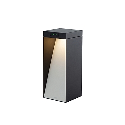 battery solar lamp MILIO SIDE with sensor IP65, graphite grey