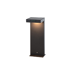 LED Akku-Solarleuchte ALA GROUND MINI, 2,2W, 3000K, 165lm, IP65, mit Tageslichtsensor, graphitgrau