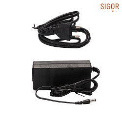 LUXI LINK Power unit with power and connection cables, sec. 24Vdc, 36W, black