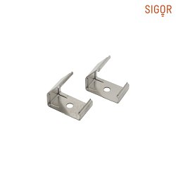LUXI LINK Mounting clip with screws, 2 pieces, 45 inclined
