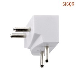 LUXI LINK 90 Coupler for furniture installation, white
