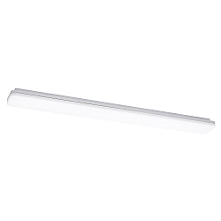 LED Aufbauleuchte PLANK, 1200mm, 120, 38/29W, 3000/4000K, 3200/4200lm, IP54, dimmbar, silber