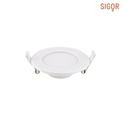 recessed luminaire FLED DOWNLIGHT IP20, white dimmable 6W 310lm 3000-5000K 120 120 CRI 90