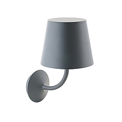 Applique da esterno NUPARA con paralume IP65, antracite, verniciato a polvere