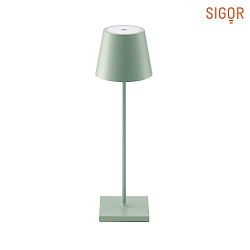 LED battery table lamp NUINDIE round, dimmable, IP54
