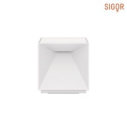 Lampe de table  accu NUTALIS IP54, blanc neige gradable