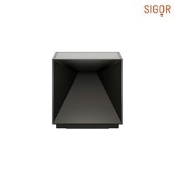 Lampe de table  accu NUTALIS IP54, noir nuit gradable