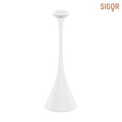 Lampe de table  accu NUDROP CCT Switch, avec variateur tactile IP54, blanc neige gradable