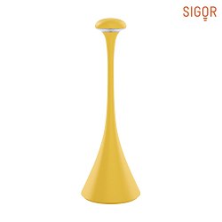 Lampe de table  accu NUDROP CCT Switch, avec variateur tactile IP54, jaune soleil gradable