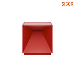 LED Akku-Tischleuchte NUTALIS, 2,8W Flex-Mood, 2200/2700K, 130lm, IP54, dimmbar, feuerrot