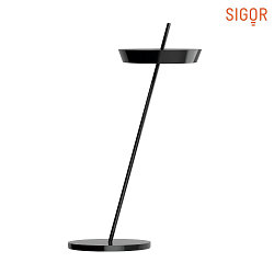 battery table lamp MAHINA IP20, black dimmable