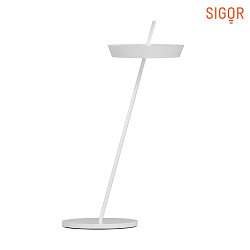 battery table lamp MAHINA IP20, white dimmable