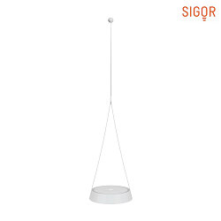 battery pendant luminaire MAHINA IP20, white dimmable