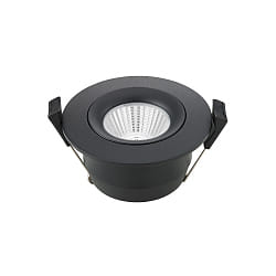LED Einbauleuchte ARGENT, 36, 8W, 2000-3000K, 450lm, DTW, IP54, schwenkbar, schwarz