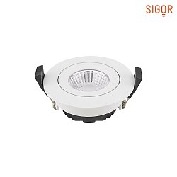 Luce da incasso DILED 68 girevole, Dim-To-Warm IP30, bianco dimmerabile 6W 360lm 2100-2700K 36 36 CRI 95