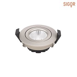 Luce da incasso DILED 68 girevole, Dim-To-Warm IP30, acciaio dimmerabile 6W 360lm 2100-2700K 36 36 CRI 95