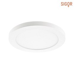 LED Downlight FLED 3-CCT, mit DIP-Schalter, IP20, CRi >90, blendfrei, Wei,  22.5cm, 18W 3000-5000K 1400-1700lm 110