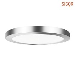 Magnetischer Dekoring fr LED Downlight FLED,  33cm, Chrom