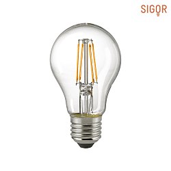 LED Filament light bulb NORMAL A60, 230V, Ø 6cm / L 10.4cm, E27, 7W 2700K 806lm 300°, dimmable, clear