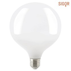LED Light bulb Globe G125, 230V,  12.5cm / 17.8cm, E27, 7W 2700K 806lm 300, dimmable, opal