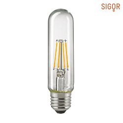 LED Filament light bulb TUBE T32, 230V,  3.2cm / L 12.7cm, E27, 4.5W, 2700K 470lm 300, dimmable, clear