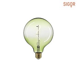 LED ORIENTAL Globe lamp GIZEH G125 GRN, 230V,  12.5 / L 18cm, 230Vac, E27, 4W 2200K 230lm 330, dimmable, clear