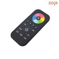 luxigent Hand held remote control 4-channel, RGB / RGBW, with scene memory and zone selection, reach 20-20 meters