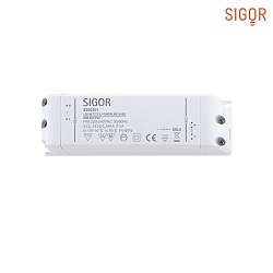 LED Power adapter POWERLINE BASE,  IP20, 220-240V, sec. 24V, max. 60W / 2.5A, suitable for furniture installation