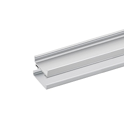 LED Aufbauprofil mit Montageschiene KS-SIG-PROF4, fr LED Strips bis 1.55cm Breite, Lnge 200cm / 1.98 x 1.04cm, Aluminium
