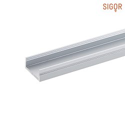 Surface profile High voltage 15 - for 230V LED Strips up to 1.5cm width, length 100cm