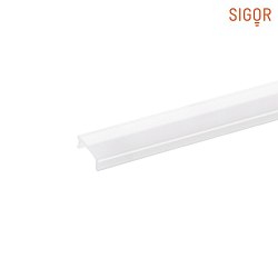 Abdeckung fr Einbauprofil FLACH / Wandprofil UP OR DOWN 12 / UP & DOWN 12 / Einbauprofil FLACH, Bndig, Lnge 100cm, Opal