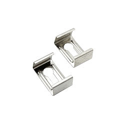 Mounting clips for Surface profile FLAT 12, 2 pieces
